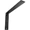Ekena Millwork Countertop Support Steel Heavy Duty Bracket w/ Gusset, Powder Coated Black 2 1/2"W x 18"D x 12"H BKTM02X18X12CGPBL - alternate 1